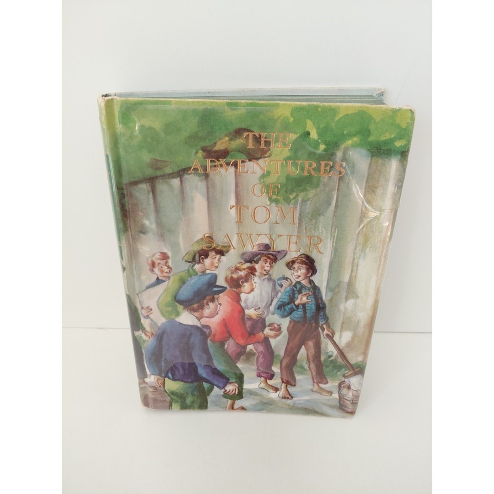 Adventures of Tom Sawyer 1946– Grosset & Dunlap Vintage Hardcover Classic